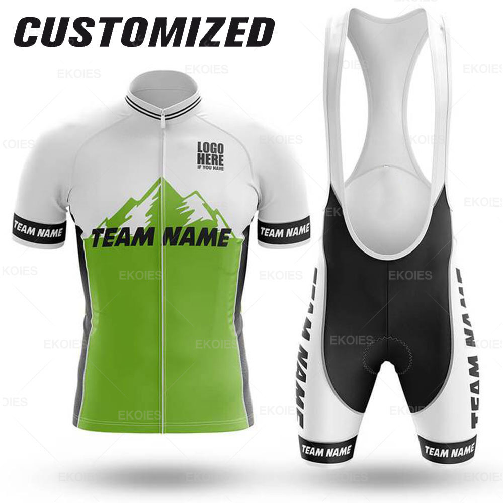 2022 プロカスタマイズ自転車チーム名サイクリングジャージセット MTB サイクリング服ユニセックス夏通気性ロードバイクユニフォーム