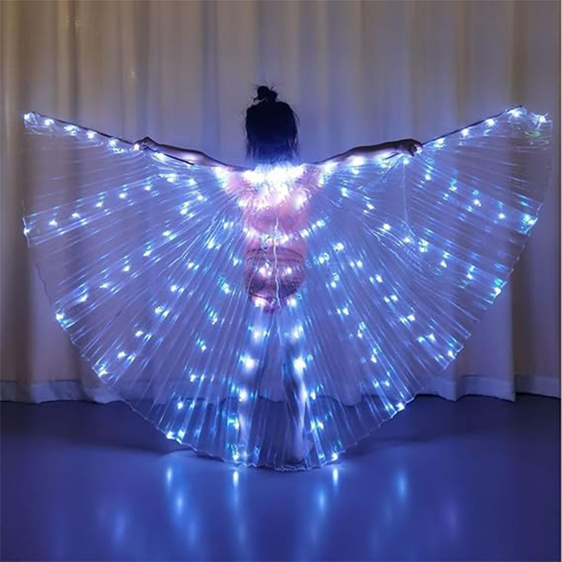 美しい LED 蝶の羽ライトアップ妖精の羽発光蝶の衣装大人子供キッズパーティーパフォーマンスダンス