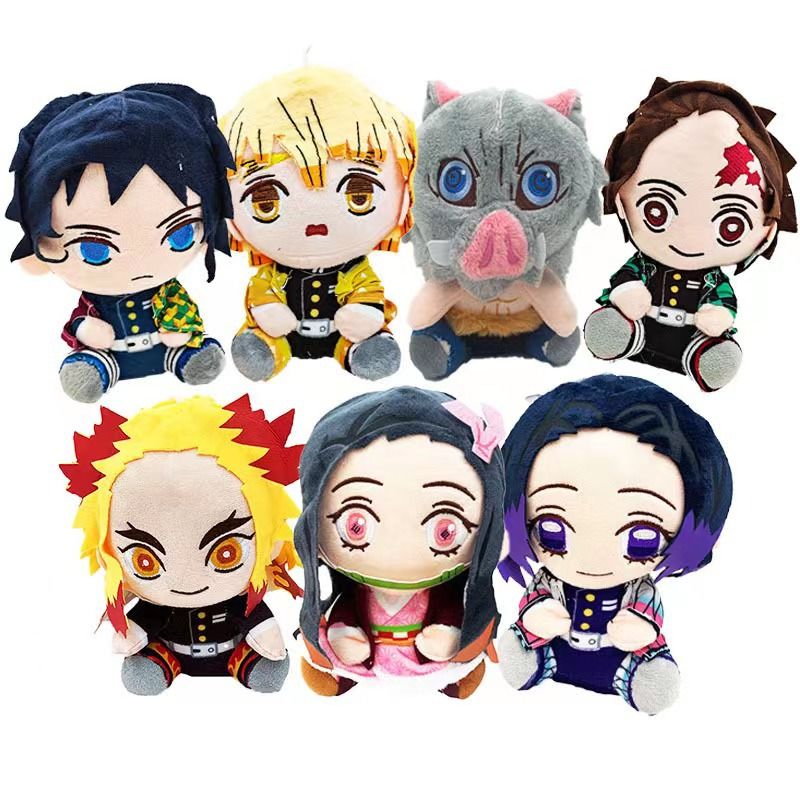 デーモンスレイヤーアニメぬいぐるみかわいいDolslデーモンスレイヤーマンガ人形キメツの刃炭治郎禰豆子子供のギフトの装飾