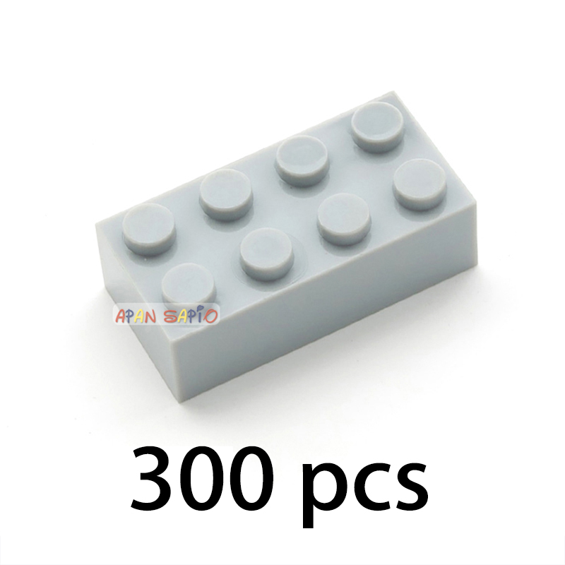 300 個 2x4 ドット DIY ビルディングブロック厚いフィギュアレンガ教育クリエイティブサイズ 3001 プラスチックおもちゃと互換性子供のため