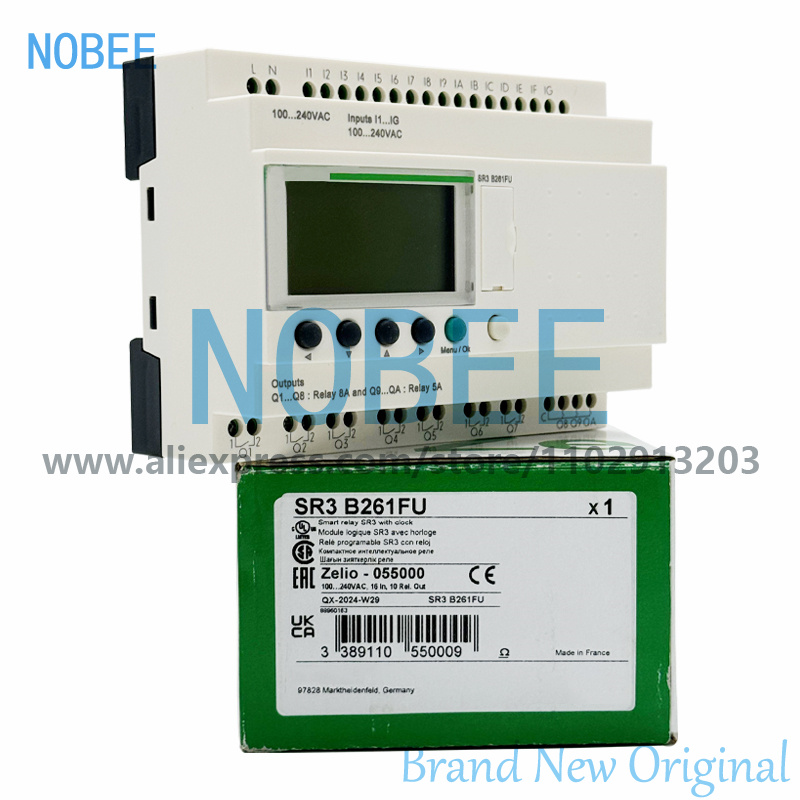 新しいオリジナル、コントローラ PLC Zelio ロジック SR3、SR3B261FU SR3B261B SR3B262BD SR3B261JD SR3B261BD