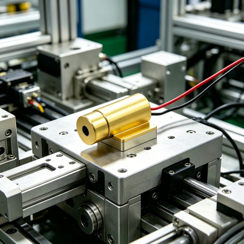 プロフェッショナル 520nm 緑色光レーザーモジュールドットグラフィック銅ヘッド 2.3-5V 精密作業用位置決め視力アクセサリー