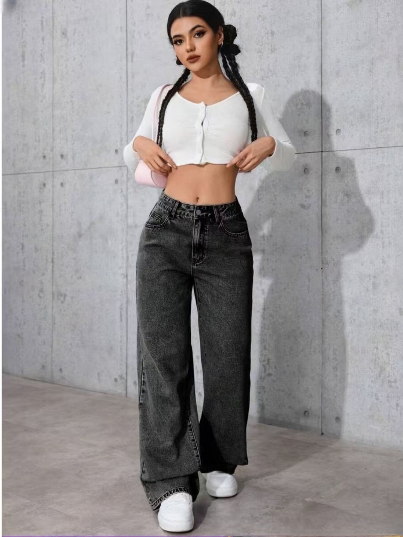 Y2k ジーンズ女性のためのワイド脚だぶだぶローライズ黒ヴィンテージデニムパンツレトロストリートファッションコンフォートフィット日常着