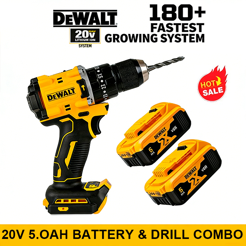 DEWALT DCD805 20V 最大 XR コードレスドリルドライバー LED スポットライトインパクトドリル石材ねじ回しホームセンター