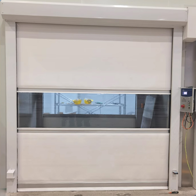 高品質産業用サーボロールアップ柔軟な高速自動高速 PVC ロールアップシャッターワークショップインテリア用ドア