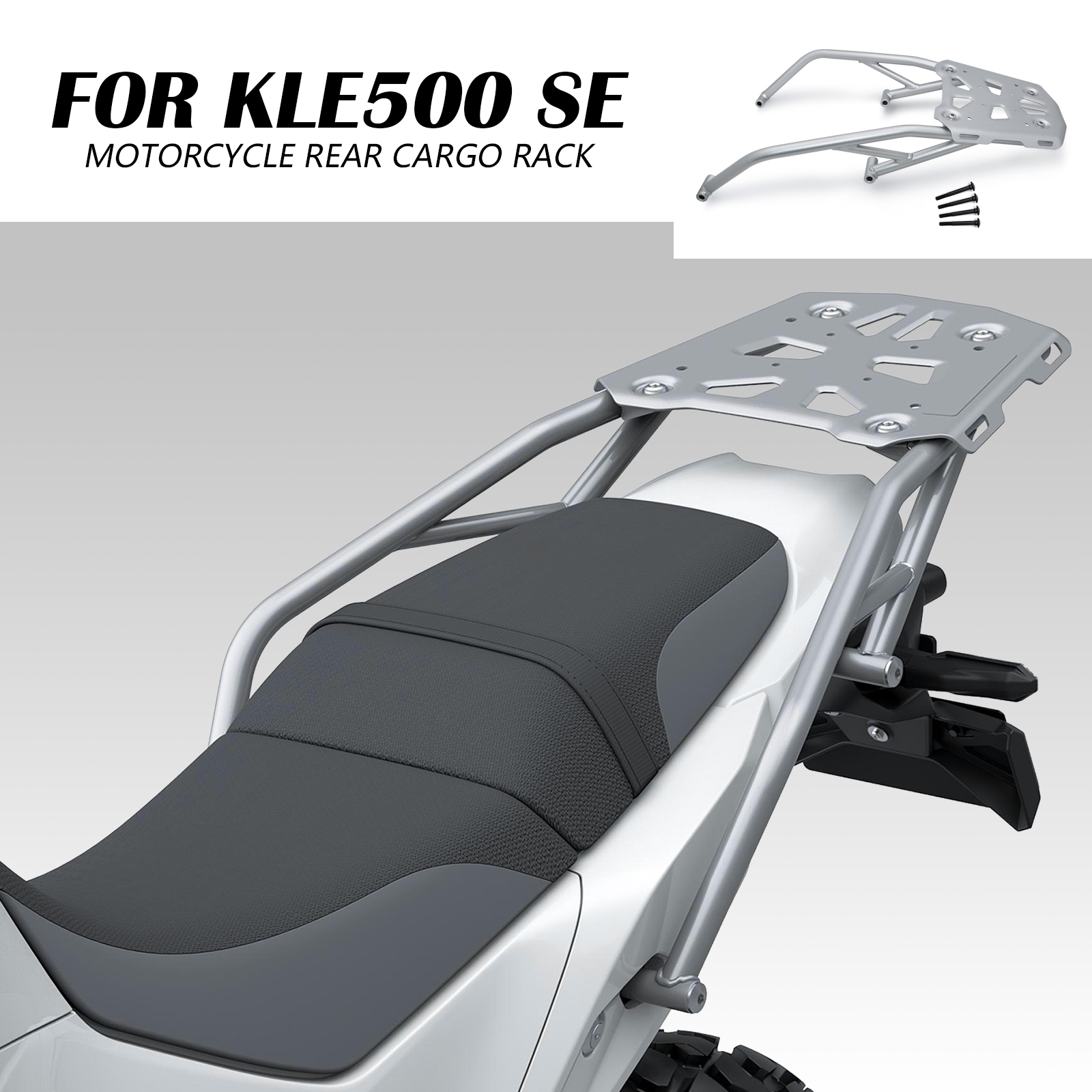 オートバイリア荷物ラックケース棚ホルダーキャリアキャリア荷物ホルダーブラケットカワサキ KLE 500 2026 KLE 500SE ABS 2026
