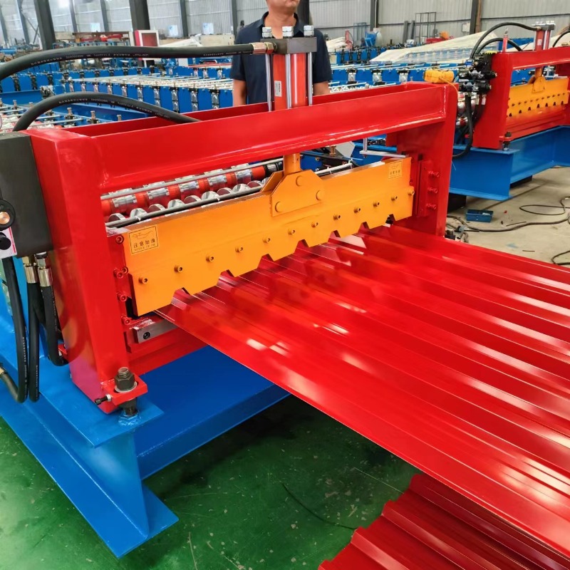 Customized New Product Customization Long Span Roofing Panel Rib Type Roll Forming Machine