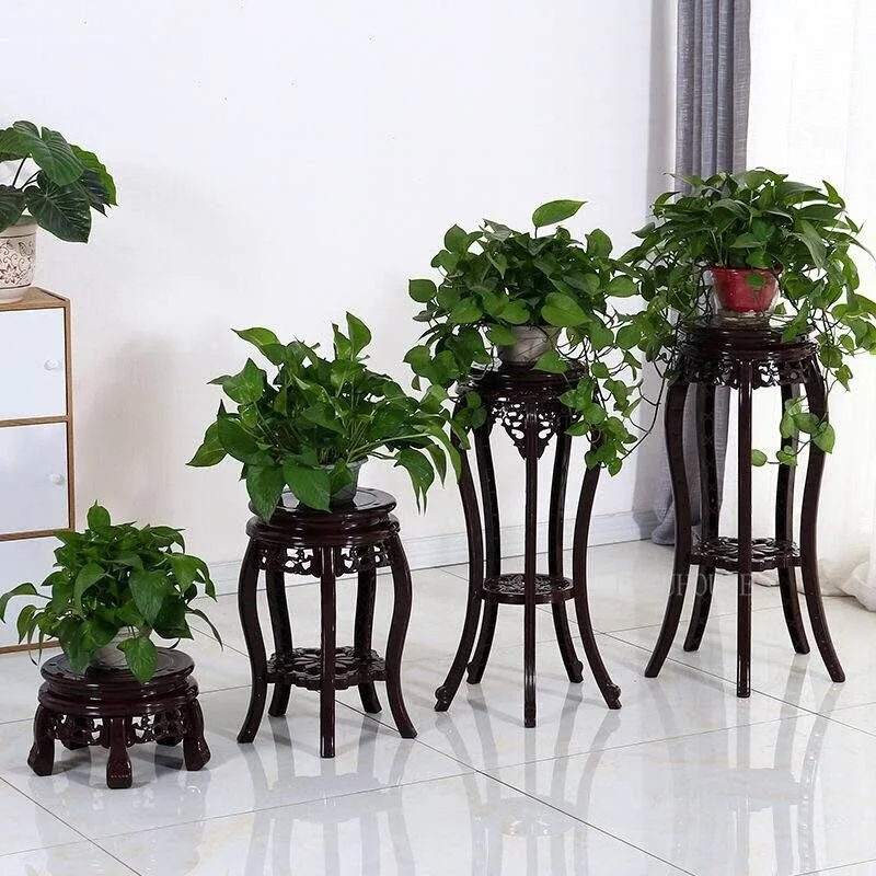 フラワースタンド模造木材植物スタンド多層水槽植木鉢スタンドバルコニー植物スタンド屋内床収納棚