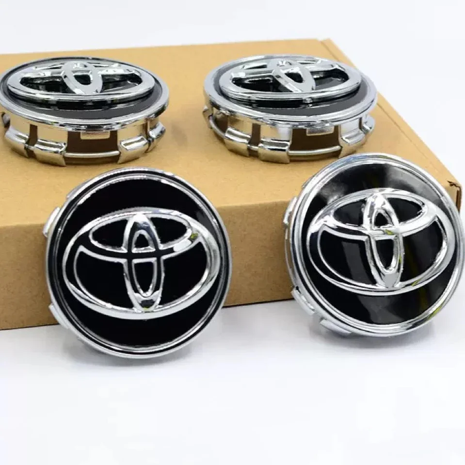 20/40 個 62 ミリメートル車のホイールセンターカバーバッジ車のハブキャップトヨタ C-hr Rav4 ヤリスハイラックスアベンシスプリウスオーリスカローラクロス