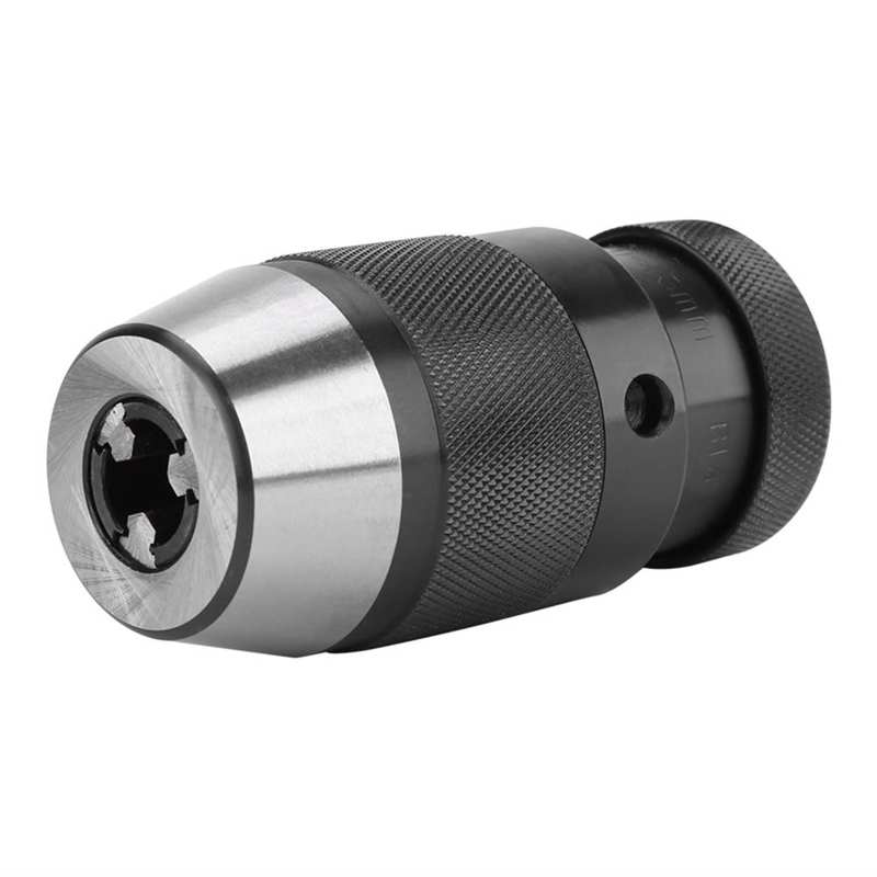 キーレスチャック 0-13mm 1/2インチ スチール製 自動締め付けキーレス B16 チャック 旋盤、電動ドリル、パワードリル用