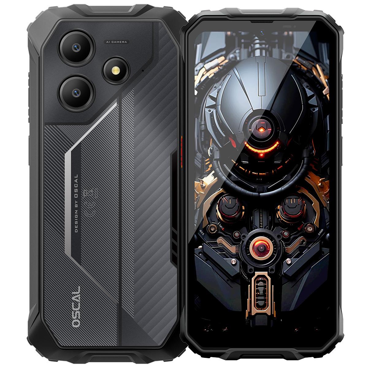 Blackview Oscal Marine 2 スマートフォン 6.56 ''ディスプレイ 90Hz 4GB 64G/8GB 128GB 16MP カメラ 11000mAh Android 15 4G 携帯電話