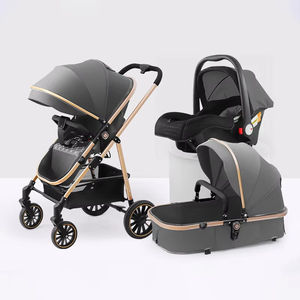 大人気の軽量3-in-1ベビーカー　折りたたみ式ベビーカー　3-in-1ベビーカー、ベビーベッドとシート付き