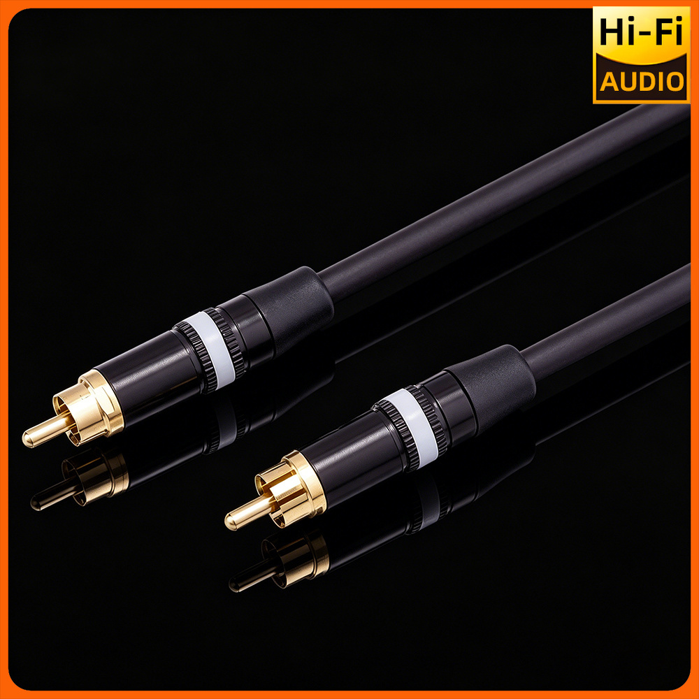 ▲ 日本最上 2549 HIFI サブ RCA から Rca サブウーファー スピーカー オーディオ ケーブル OFC アンプ用スピーカー低音低周波信号コード