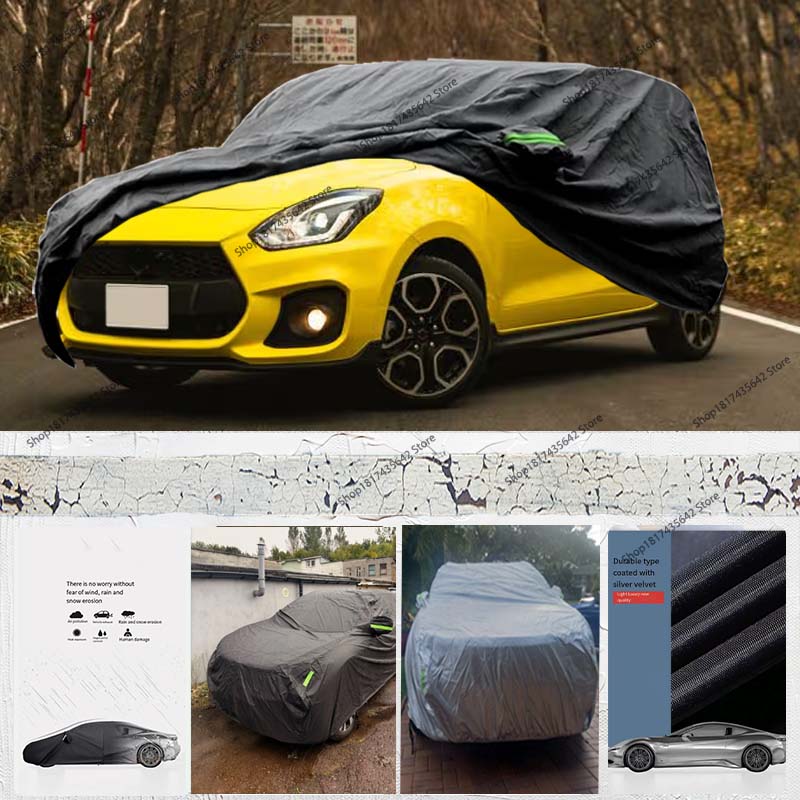 保護フルカーカバースズキスイフト 2010-2023 屋外全天候防風サンシェード防塵