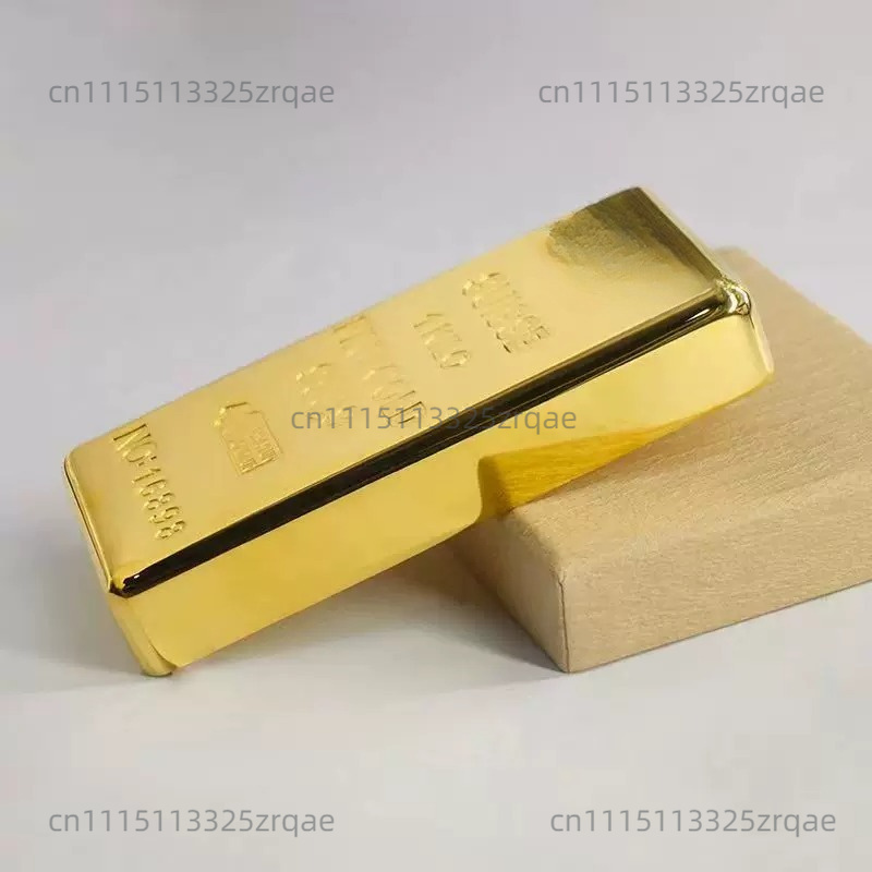 1:1 コピースイス 1000 グラム 24 k フェイクゴールドバー金地金レプリカスイス地金ジュエリーストア銀行ディスプレイ盗難防止サンプル