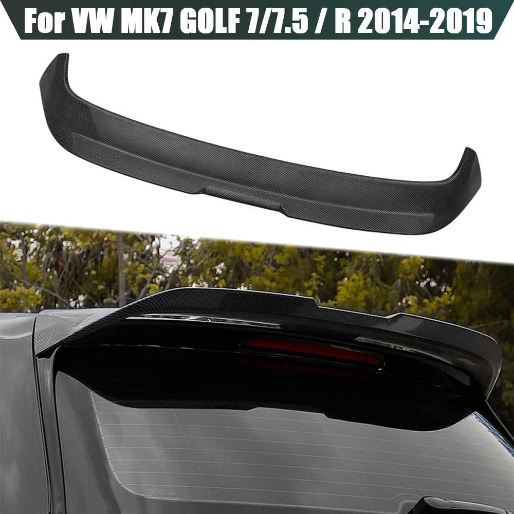 リアトランクスポイラーウイングリップ延長フォルクスワーゲン VW MK7 ゴルフ 7/7.5/R 2014-2019 リアルーフスポイラーウイングリップ車のスタイリング