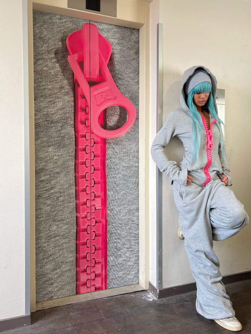 特大パーカー女性 Y2k ヨーロッパとアメリカのレトロ特大ジッパー原宿ストリートヒップホップカジュアルジッパートレーナーユニセックス