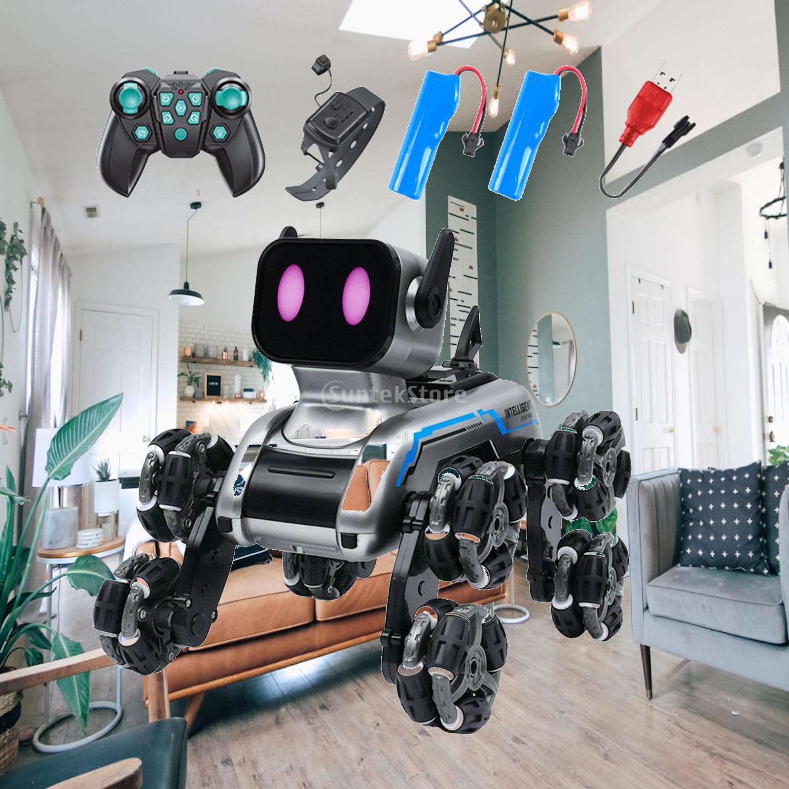 スマートロボット犬 発育不全犬のおもちゃ 充電式 対象年齢 3 4 5 6 7