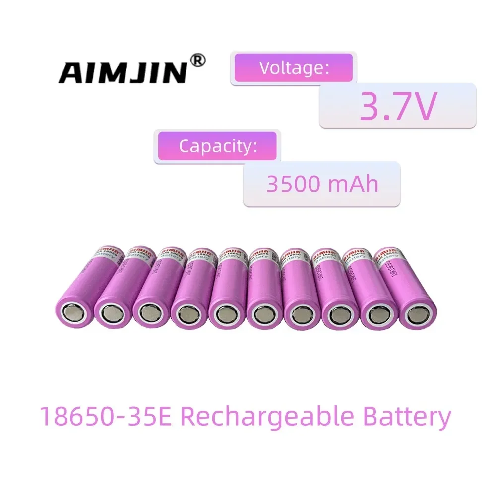 3.7V 3500mah 18650 バッテリーサムスン 35E INR 18650 20A リチウム Lon バッテリー交換外部バッテリー充電器