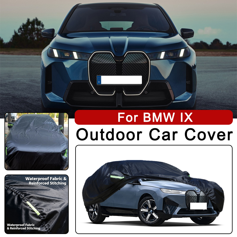 屋外車カバー防水防塵 UV 日焼け防止、フルカープロテクター外装アクセサリー BMW IX I20