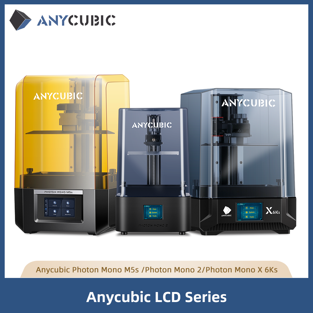 ANYCUBIC DLP SLA LCD 樹脂 3D プリンタ Photon Mono 2,14K Photon Mono M7 Pro、M7、Photon P1、Wash and Cure 3、3 Plus、Max