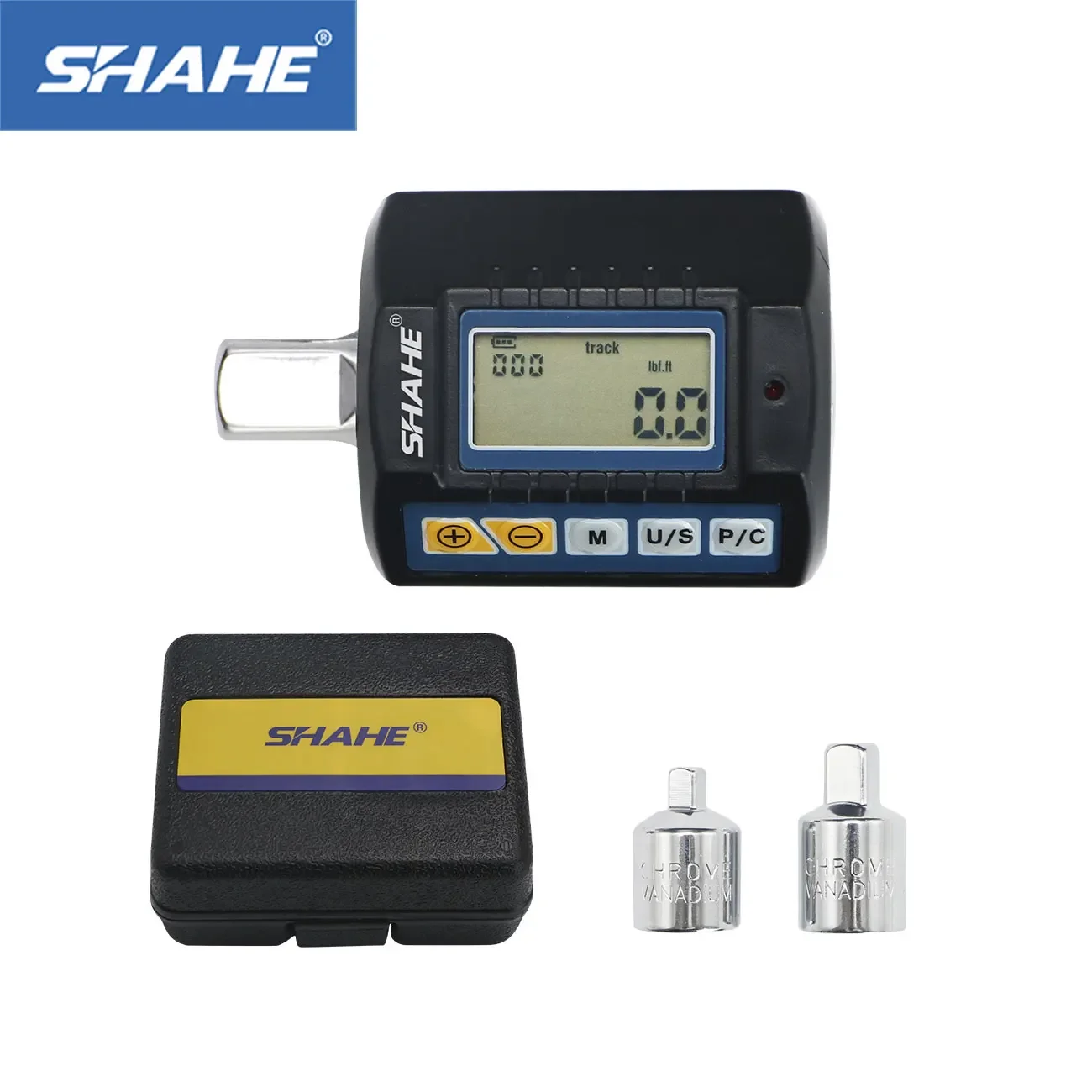SHAHE トルクレンチデジタル 1/2 ''調節可能な電子トルクレンチバイクセット車の修理自転車