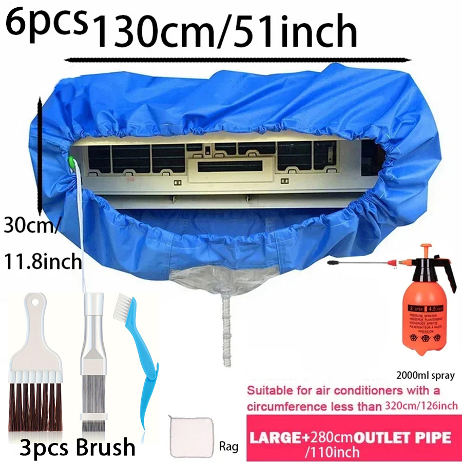 24000-36000 Btu 大型エアコン水カバーセットクリーナーと水道管コンディショナー防水クリーニングキットに最適