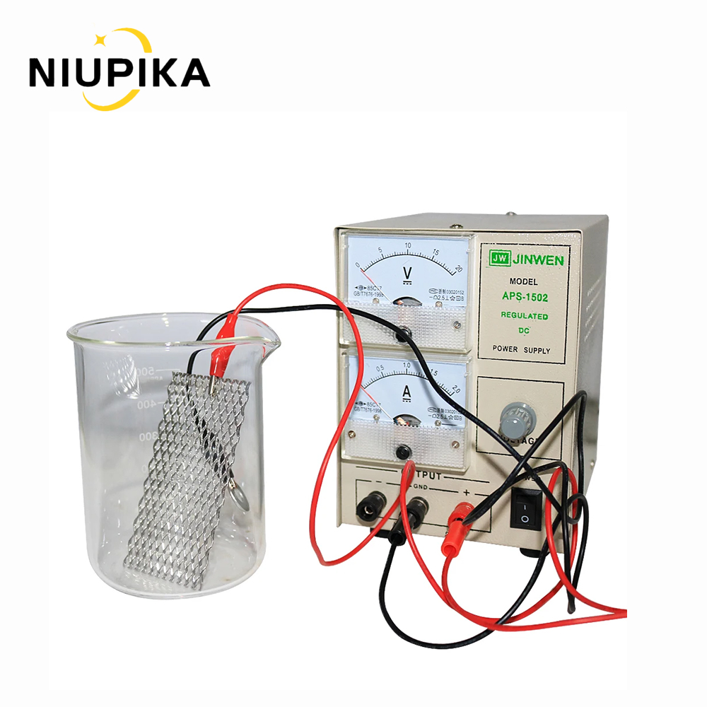 NIUPIKA 1502 ジュエリー電気メッキ機 金メッキ機 2A メッキキット 電圧調整機能付き