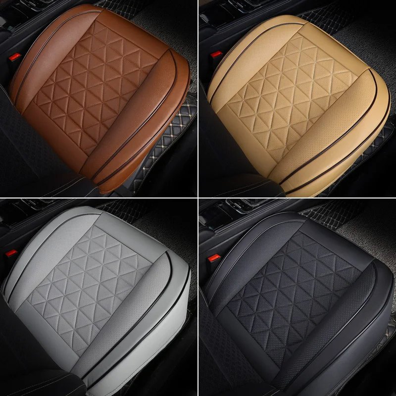 新しいフロントカーシートカバー Pu レザー車のシートクッション自動車シートプロテクターユニバーサル車の椅子パッドマット自動車の付属品