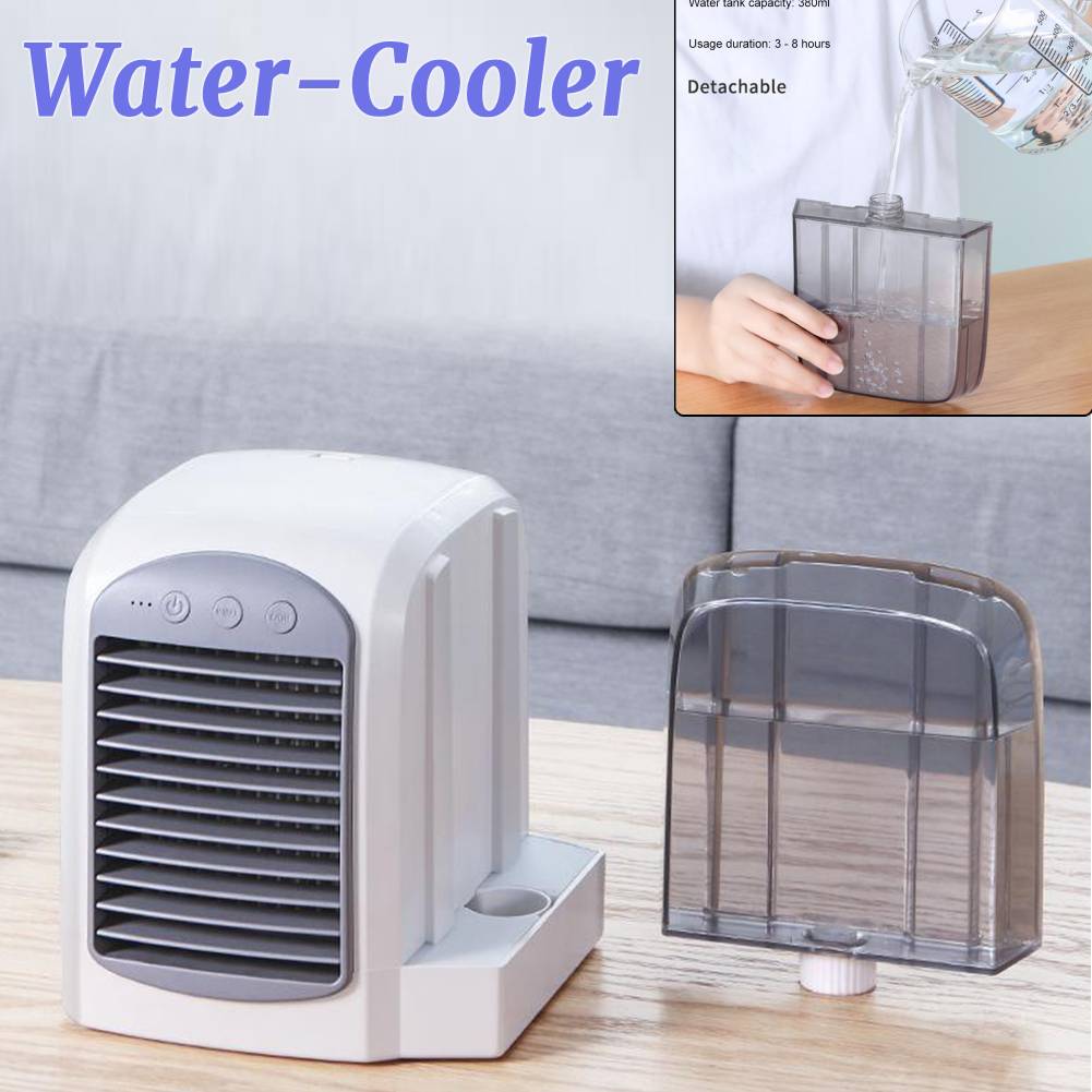 3 スピード水冷エアコンポータブル空気チラーパーソナルミニ空気クーラー寝室リビングルーム用空冷機
