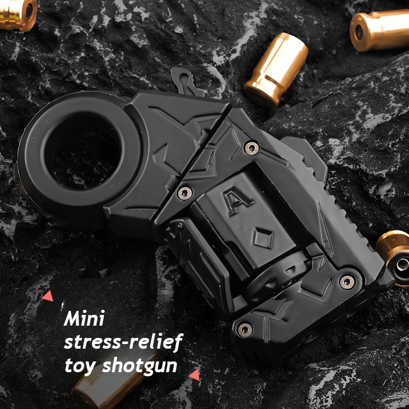 ノベルティフィジェットおもちゃ合金ミニシェル射出銃ハンドスピナー楽しいストレスリリーフ複数のモードクリスマス誕生日ギフト男の子へ
