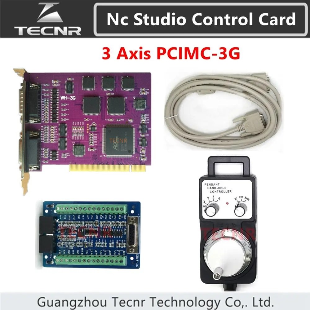 NC スタジオ 3 グラムモーションコントロールカード 3 軸制御カードシステム PCIMC-3G と電子ハンドホイール CNC ルータ部品