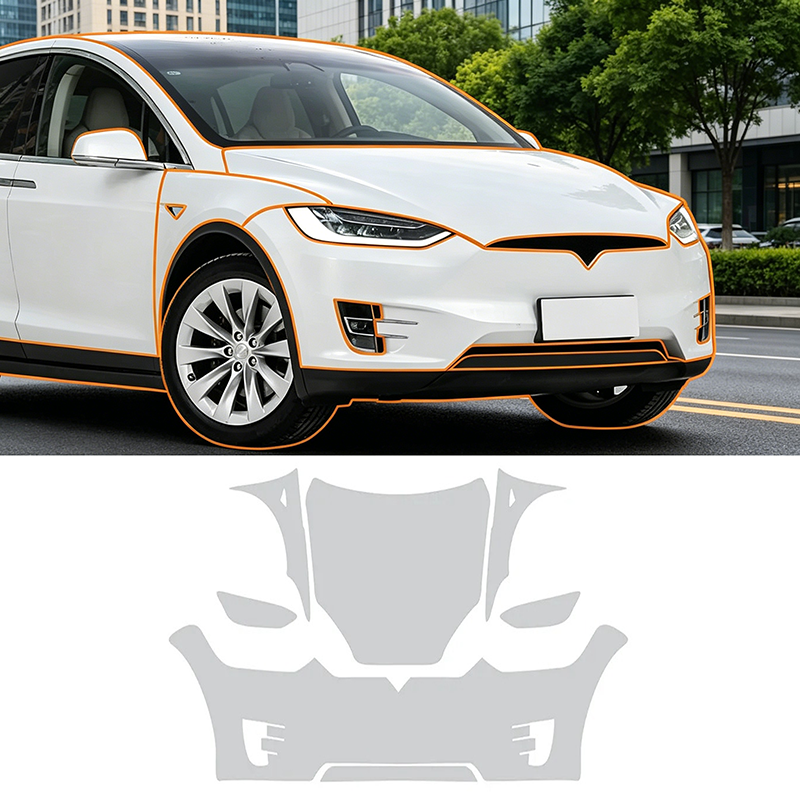 車体 TPU フィルムテスラモデル 3 Y XS 2016-2023 3 ハイランド 2024 PPF TPU 透明車保護傷つきにくいフィルム