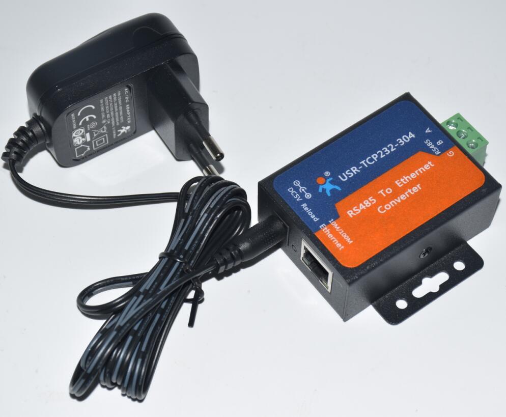 Modbus シリアル ポート RS485 からイーサネット コンバータ サーバー USR-TCP232-304 データ送信 DHCP/DNS サポート