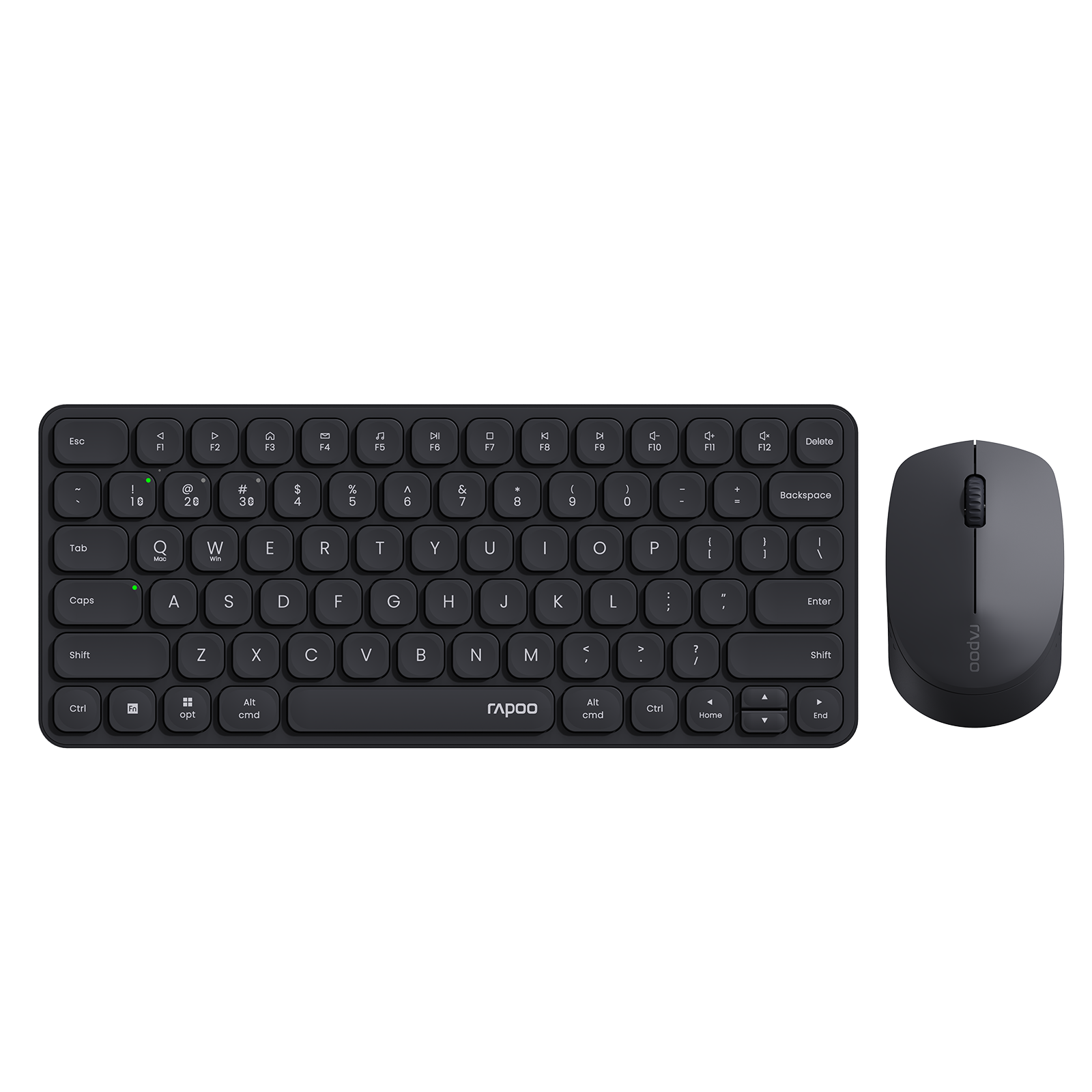 Rapoo 9010M マルチデバイス ワイヤレス Bluetooth キーボード マウス セット 2.4G/Bluetooth 5.0/4.0 キーボードとマウスのコンボ サポート 4 デバイス