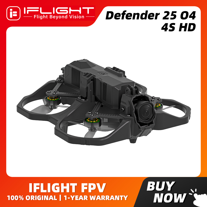 iFlight Defender 25 O4 HD 4S Cinewhoop ドローン軽量 BNF、O4 エア ユニット プロ クアッドコプター付き