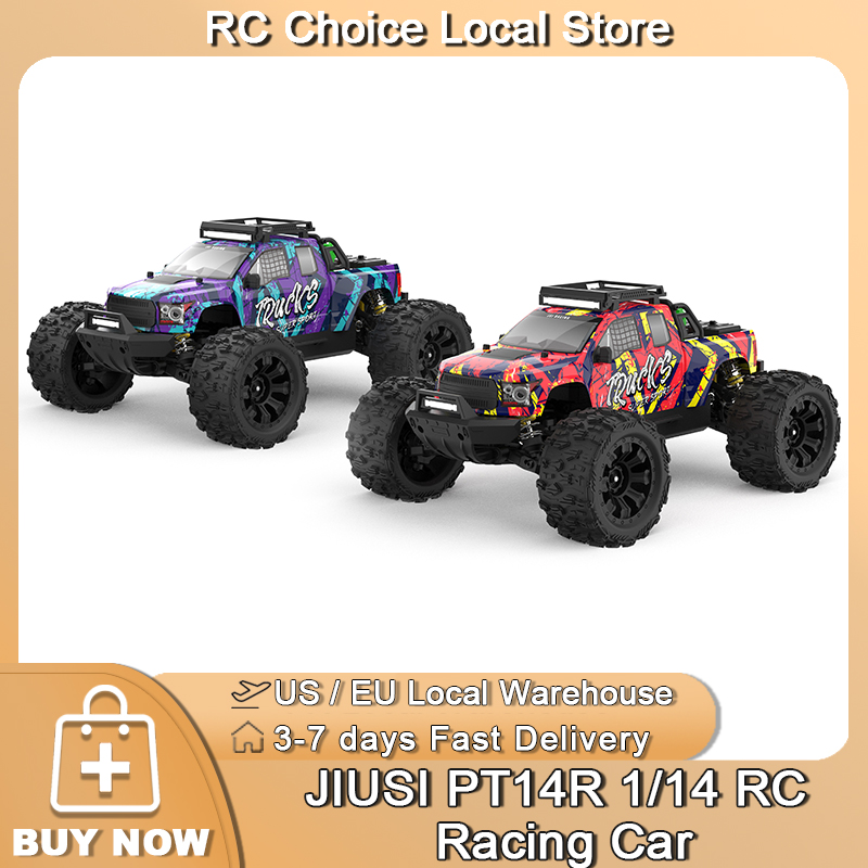 JIUSI PT14R V3 1/14 RC レーシングカー 3S バッテリー 4WD 80km/h ブラシレスモーター 2.4 グラムリモコン 35C 高速オフロード RC トラック