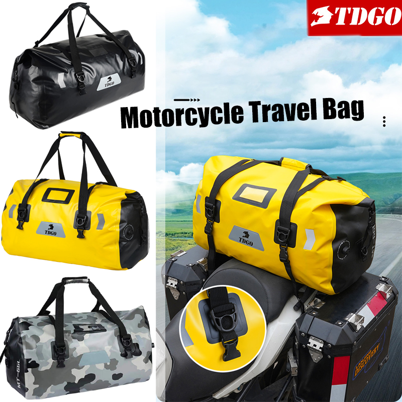 36L 40L 66L ユニバーサルオートバイ防水テールバッグヘルメット耐久性のあるリアモトシートバッグ高容量乗馬モトクロス屋外