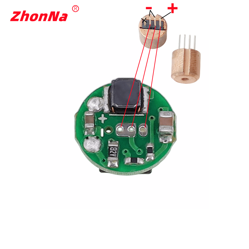 520nm35mwレーザーダイオードモジュール緑色番号DIY光学センサー発光管電子設計パッケージプラスチック包装GH15130C8C