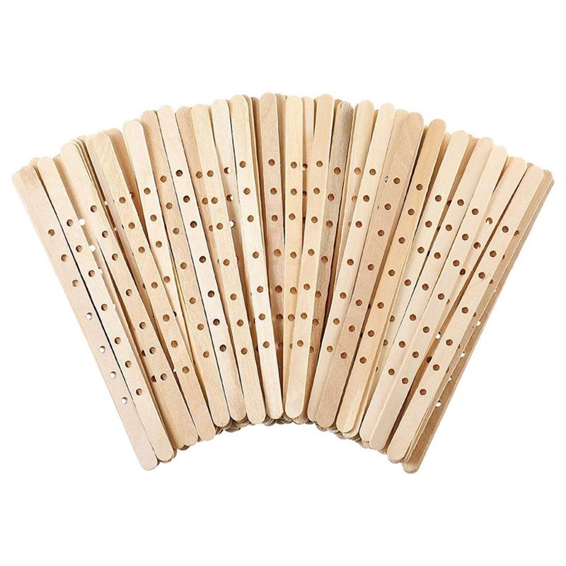 M11K-100 個木製キャンドル芯ホルダー 3 芯キャンドルホルダーキャンドル作成芯センタリングツール 7 穴