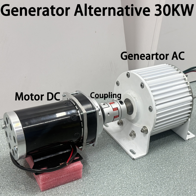 低 RPM 10KW 20KW 30KW 50KW PMG 発電機 220V 380V 永久磁石発電機代替エネルギー電気減速機 DIY 用