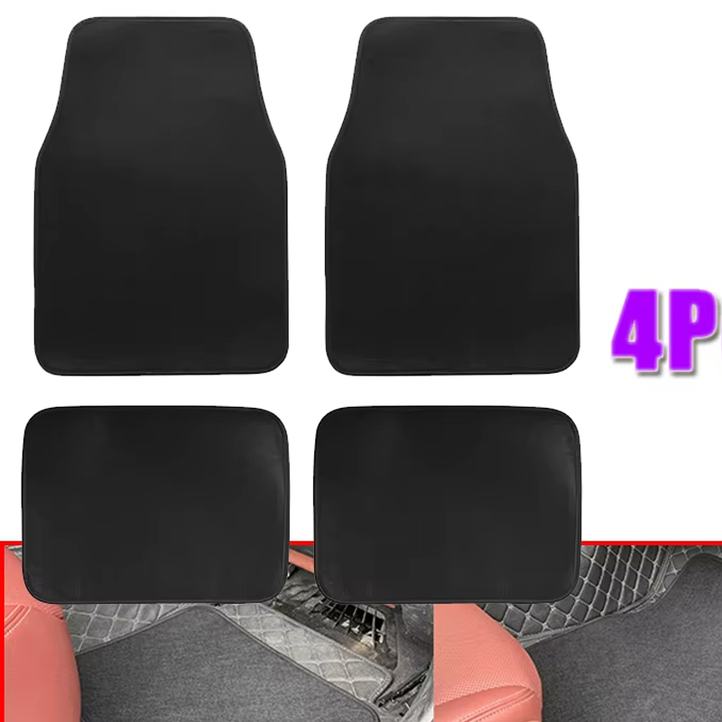 4 ピース/セットユニバーサルフィット Suv セダン、バン、キャラバンマット車のフロアマットフロント