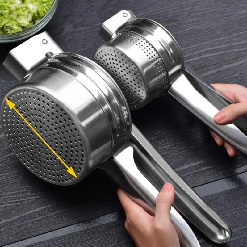 1PCS Stainless Steel Manual Juicer Household Juicer Vegetable Dehydration Dumpling Stuffing Vegetable Stuffing Water Squeezer