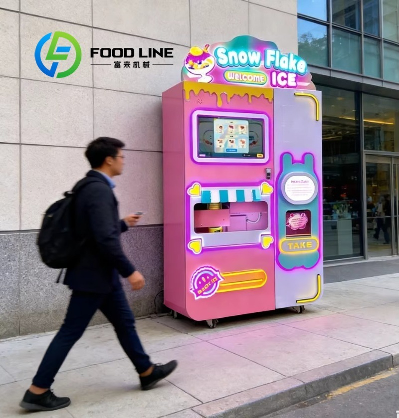 ヨガスタジオ向けに作られた自動Bingsu自動販売機、瞑想に導かれた味わいのマインドフルなかき氷デザートを提供