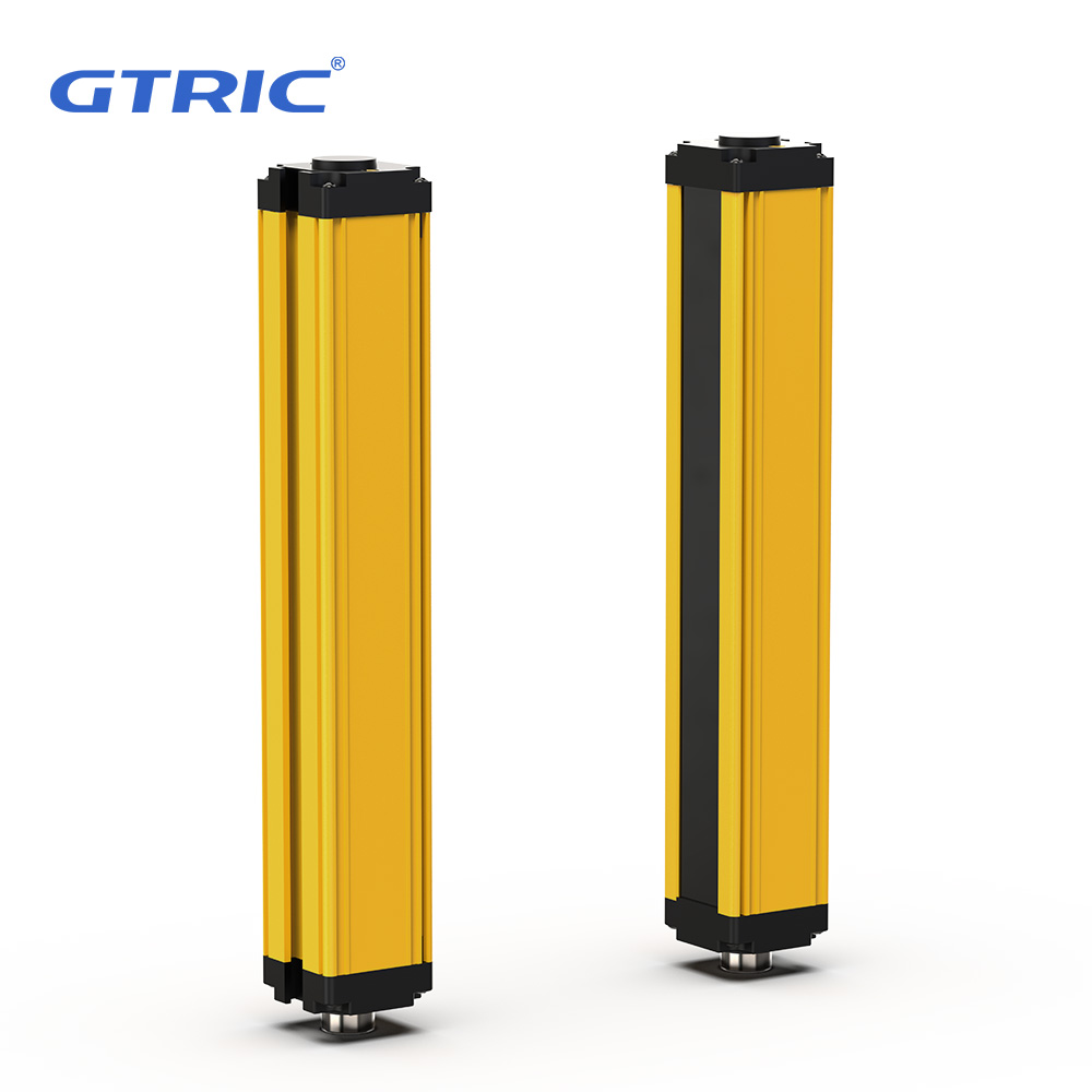 GTRIC セーフティライトカーテンセンサー 20 ミリメートルピッチエリア保護デバイス工業用赤外線格子バリア NPN PNP 出力 12-24V DC