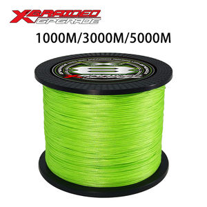 卸売 8本撚り編み糸 5000メートル マルチカラー 低リバウンド 鋳造PE糸 滑らかな8X編み多芯釣り糸
