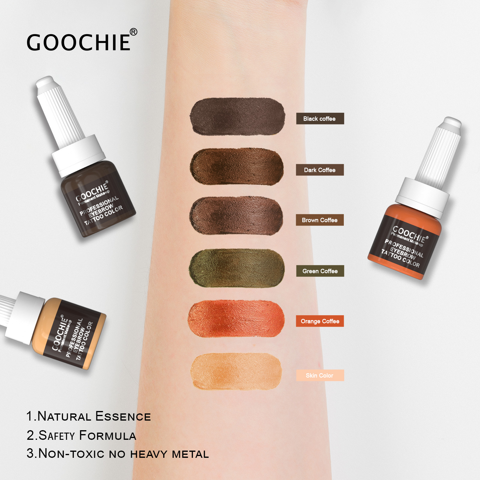 GOOCHIE 顔料アートメイクアップインク 10ml