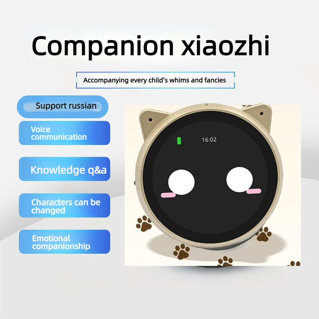 ニャーコンパニオンデスクトップインテリジェント Ai チャットロボットビーンバッグ音声対話おもちゃ完成したホリデークリスマスギフトおもちゃ