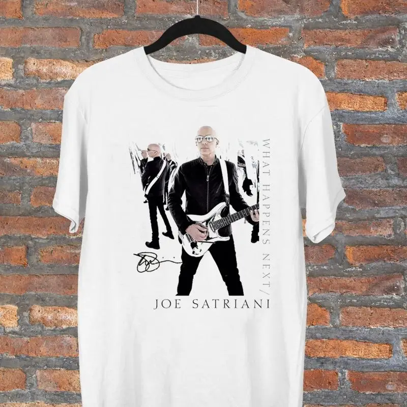 ジョー サトリアーニ ギター ミュージック フォー ファン ホワイト S 2345Xl T シャツ