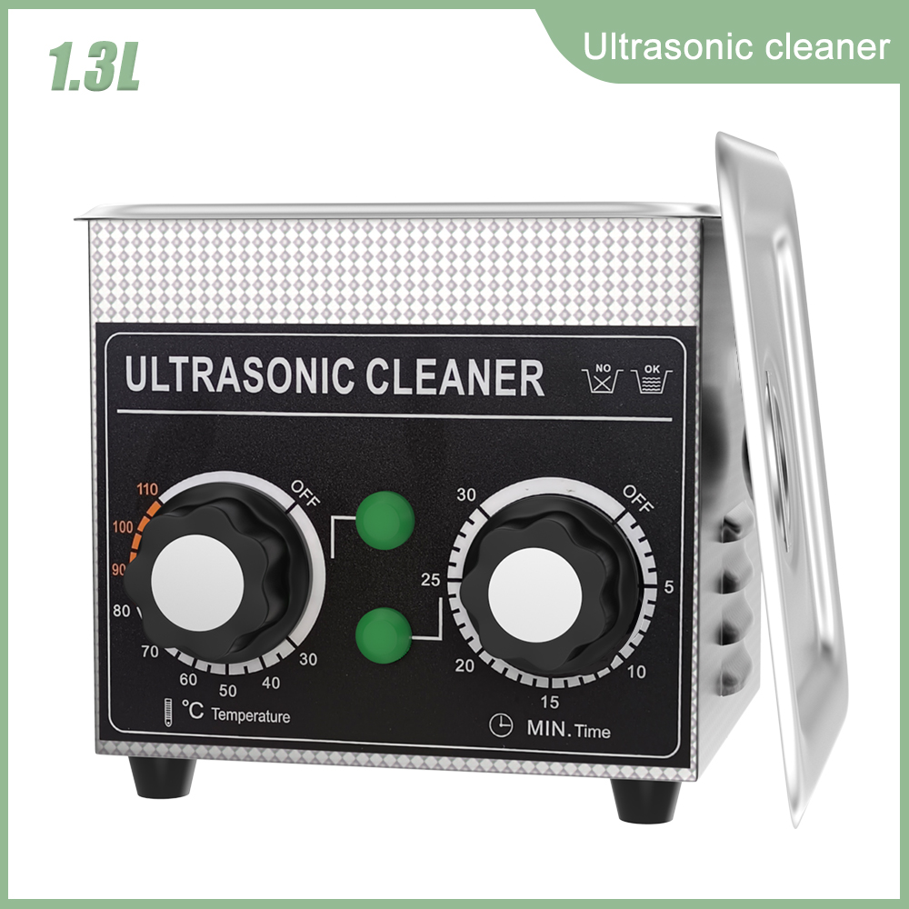 1L 超音波クリーナーマシン 60 ワット超音波 40KHZ 超音波バスバスケットボールクリーニングメガネジュエリークリーナー